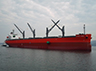 Global Prime being shifted to outfitting quay at Oshima Shipbuilding, Japan