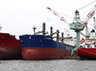 Glovis Melody during final construction stages at Hyundai Mipo Dockyard, South Korea
